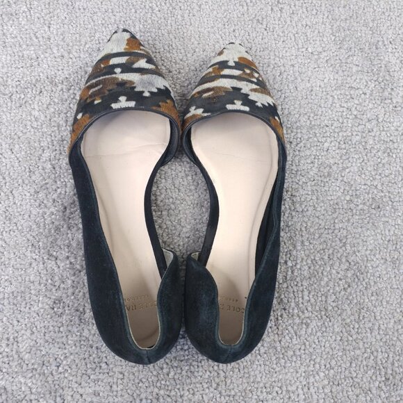 Cole Haan Grand OS Womens Size 6.5 Shoes Pointed Toe Flats Black Brown Slip On - Picture 7 of 11